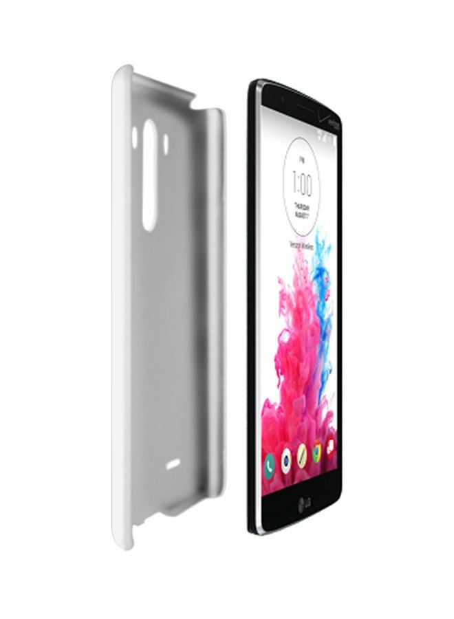 Stylizedd Snap Classic Series Arabian Stallion Printed Case Cover For LG G3 White/Black - Image 2