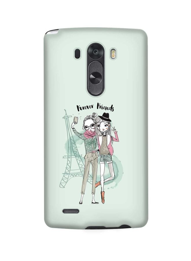 Stylizedd Snap Classic Series Forever Friends Printed Case Cover For LG G3 Blue/Pink/Black - Image 1