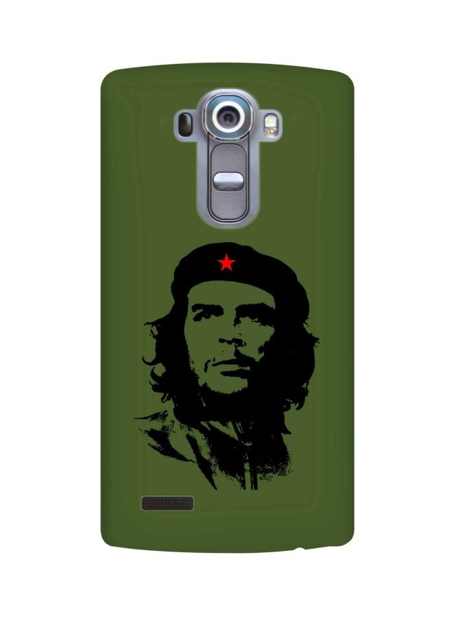 ستايلايزد غطاء حماية واقٍ من سلسلة سناب كلاسيك بطبعة صورة تشي جيفارا لهاتف إل جي G4 أخضر زيتوني/ أسود - Image 1