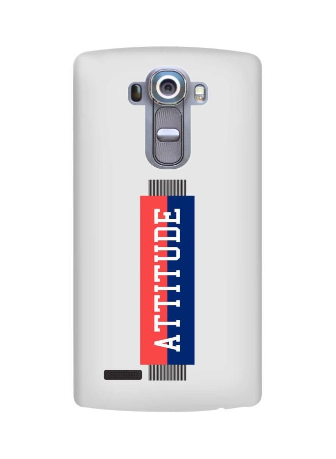Snap Classic Series Attitude Printed Case Cover For LG G4 Grey/Red/Blue