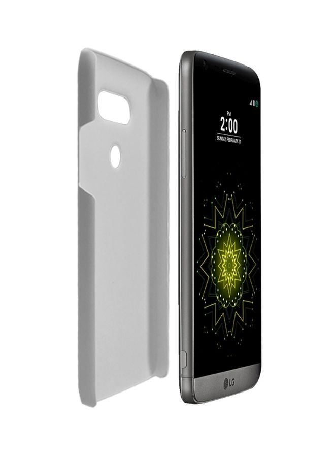 Stylizedd - Snap Classic Series Registered Printed Case Cover For LG G5 Blue/White - Image 1