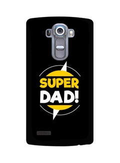 Snap Classic Series Super Dad Printed Case Cover For LG G4 Black/Yellow/White