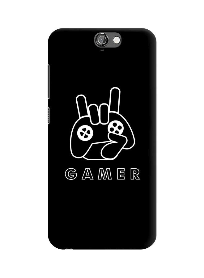 Stylizedd Snap Classic Series Gamer Printed Case Cover For HTC One A9 Black/White  - Image 1
