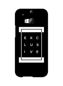 Snap Classic Series Exclusive Printed Case Cover For HTC One M8 Black/White