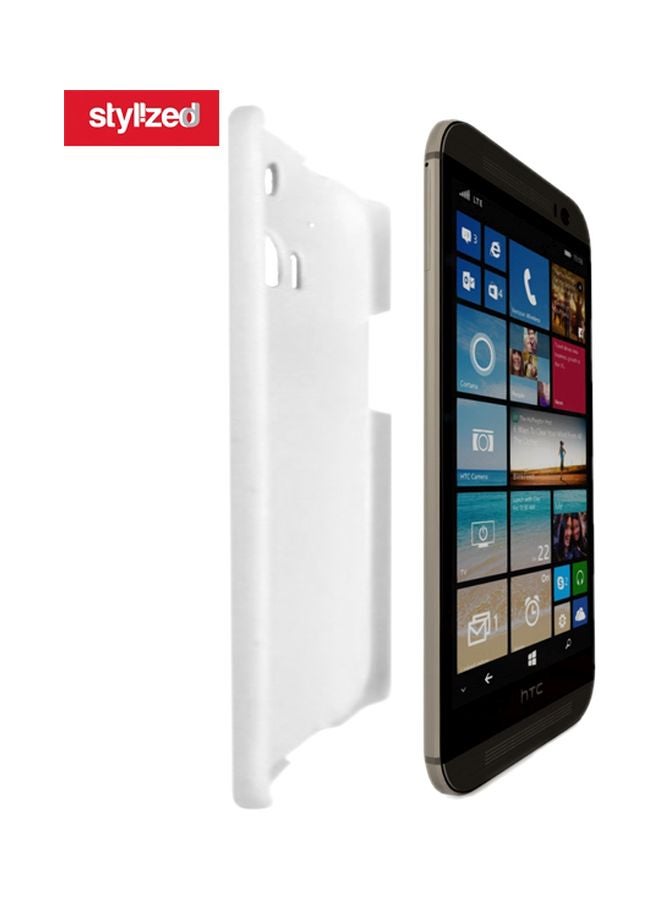 Stylizedd - Snap Classic Series Exclusive Printed Case Cover For HTC One M8 Black/White - Image 1