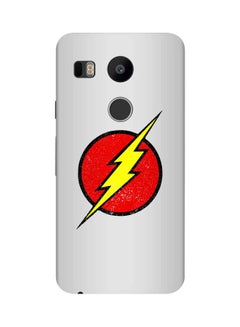 Snap Classic Series Who Flash? Printed Case For Google Nexus 5X White/Red/Yellow