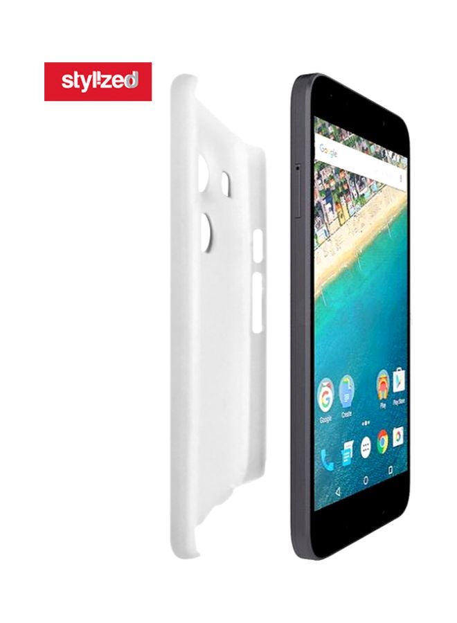 Stylizedd - Snap Classic Series Who Flash? Printed Case For Google Nexus 5X White/Red/Yellow - Image 1