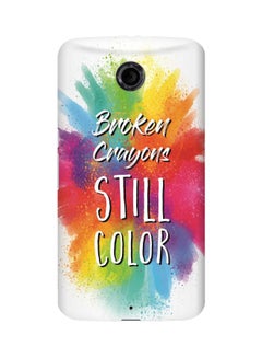 Protective Back Case Cover For Google Nexus 6 Multicolour