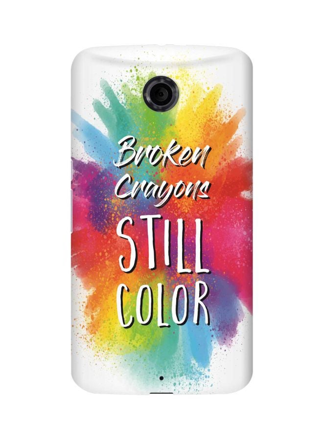 Stylizedd - Protective Back Case Cover For Google Nexus 6 Multicolour - Image 1