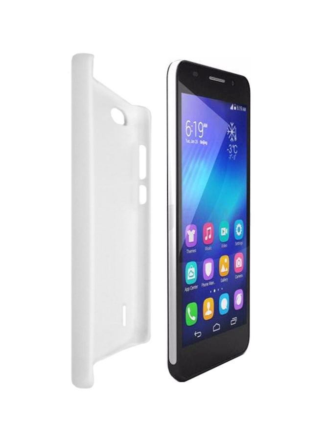 ستايلايزد غطاء حماية من سلسلة سناب كلاسيك بطبعة لحية بنمط هيبستر لهاتف هواوي هونر 6 أبيض/وردي/أسود - Image 2