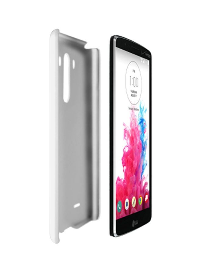 Stylizedd Snap Classic Series Peace Sign Printed Case Cover For LG G3 Black/White - Image 2