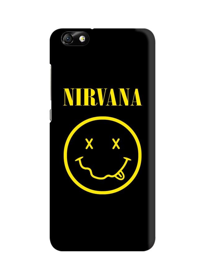 ستايلايزد غطاء حماية من سلسلة سناب كلاسيك بطبعة كلمة "Nirvana" لهاتف هواوي هونر 4X أسود/ أصفر - Image 1