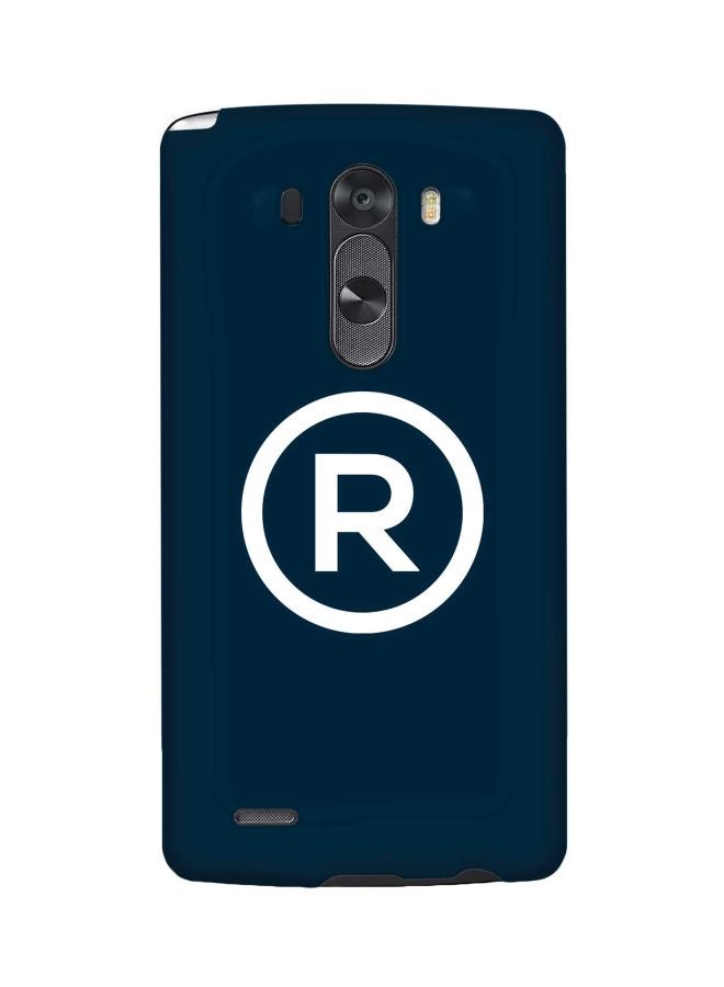 Stylizedd - Snap Classic Series Registered Printed Case Cover For LG G3 Blue/White - Image 1