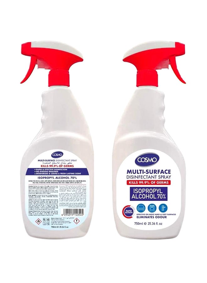 COSMO Multi Surface Disinfectant Spray 750ml  - Image 2