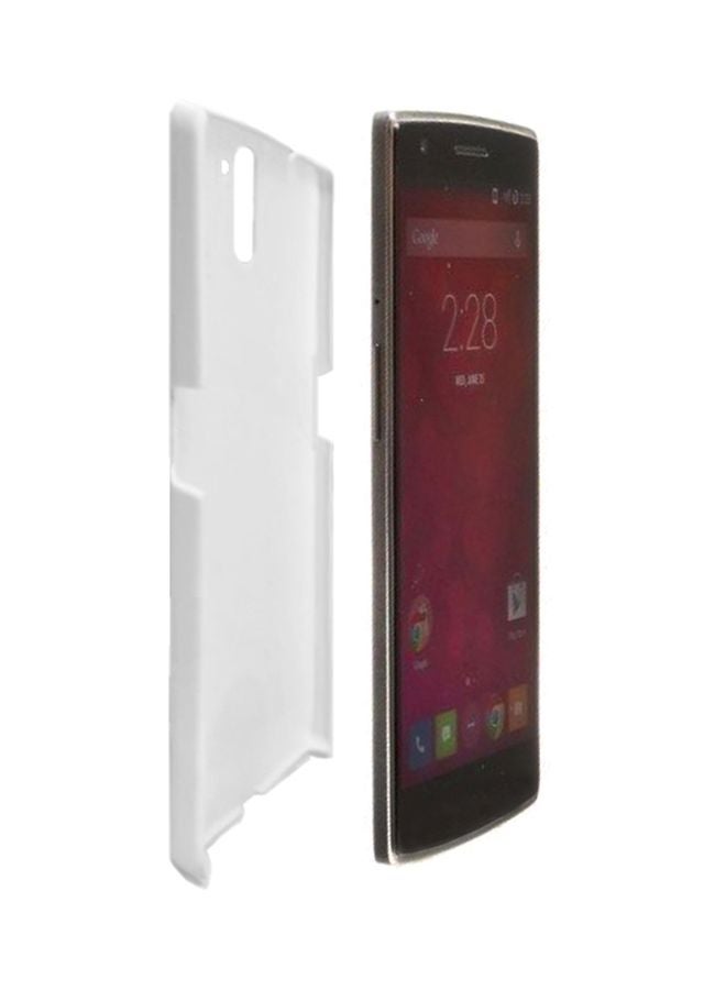 Stylizedd Snap Classic Series Don't Care Printed Case Cover For OnePlus 1 White/Black/Red - Image 2