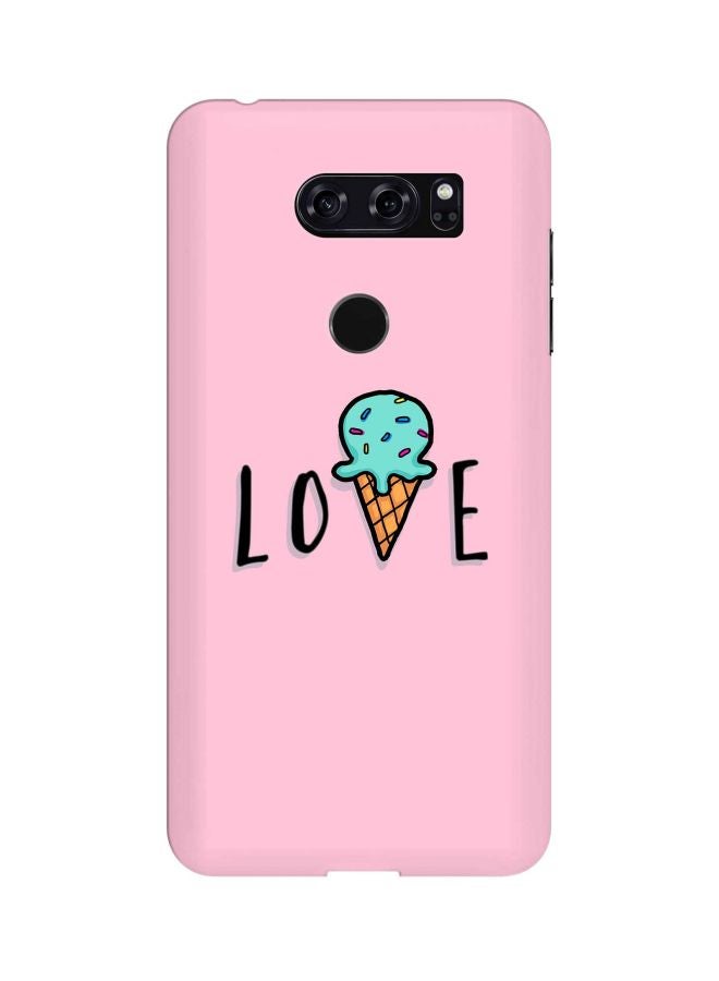 Stylizedd Snap Classic Series Love Ice Cream Cone Printed Case For LG V30 Pink/Black/Blue - Image 1