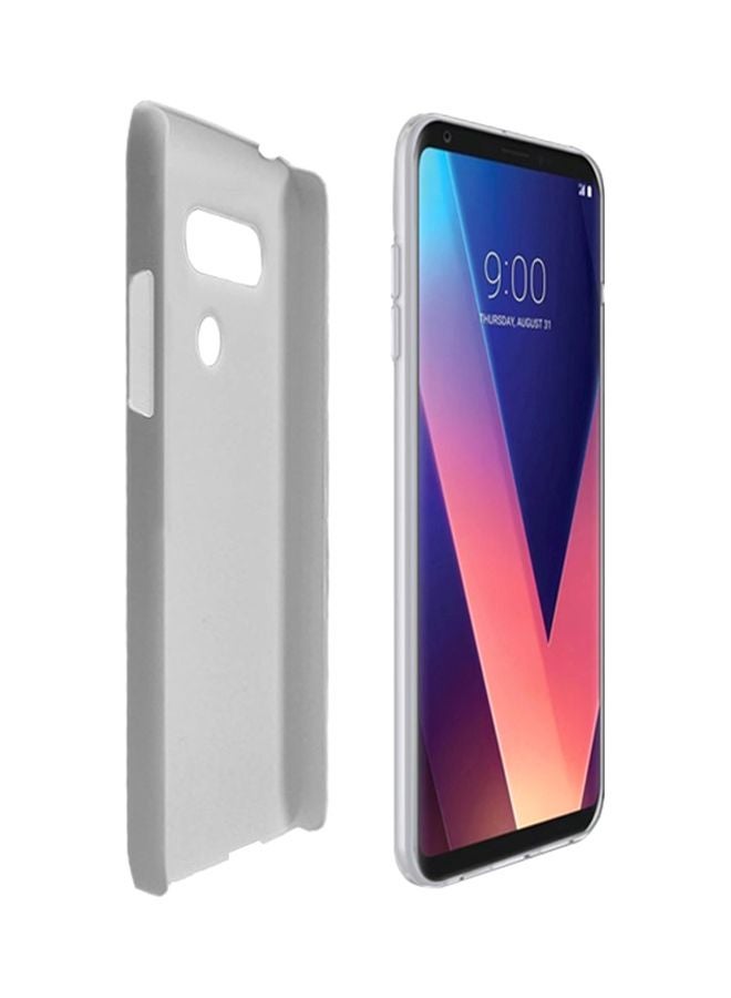 ستايلايزد غطاء حماية من سلسلة سناب كلاسيك بطبعة فتاة خجولة وعبارة "Cute Girl" لهاتف إل جي V30 أزرق /أسود/بني - Image 2