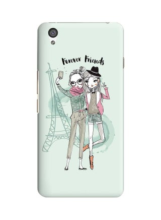 Snap Classic Series Forever Friends Printed Case Cover For OnePlus X Blue/Pink/White - v1601972386/N40468402A_1