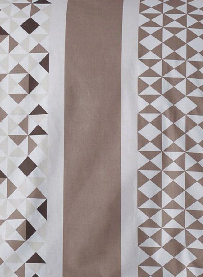 ريغال إن هاوس طقم غطاء لحاف مطبّع مكون من 4 قطع أبيض/بيج/بني Queen - Image 3