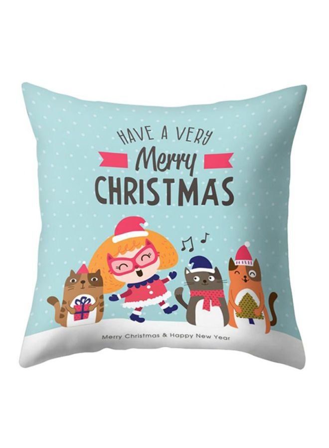 Bluelans Cartoon Printed Pillow Case cotton Blue/White/Yellow 18x8x18cm 