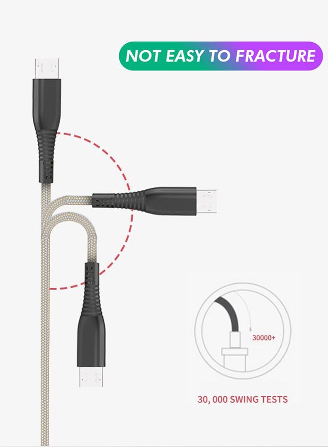 Jellico Micro High Speed Intelligent Micro USB Data Cable Multicolour - Image 4