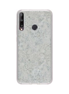 Stylizedd Classic Clear Series Marble Texture Printed Case Cover For Huawei Y7p Grey  - Image 1