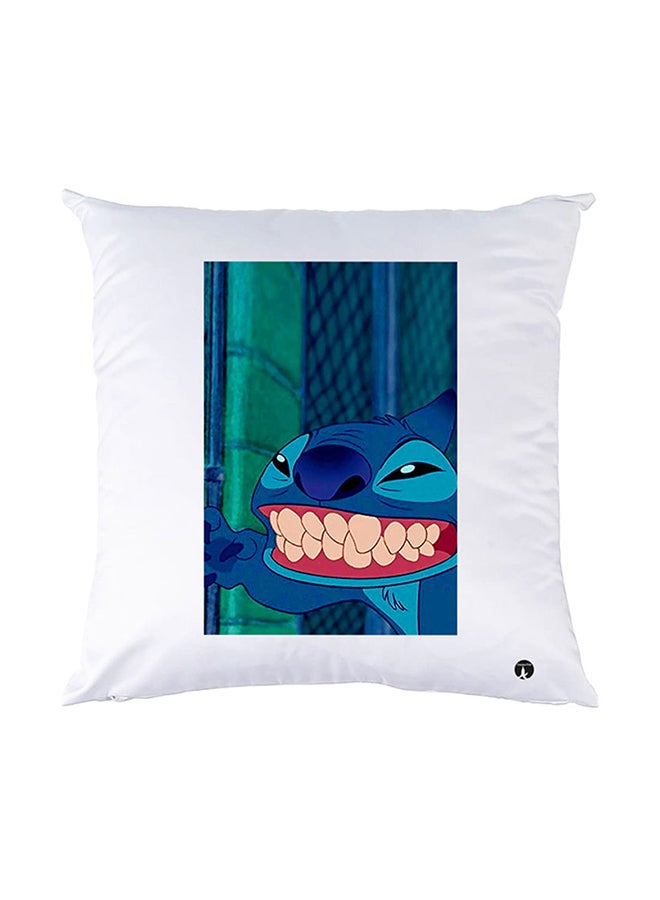 بي بي وسادة نوم مزينة بطبعات أبيض 30x30سم