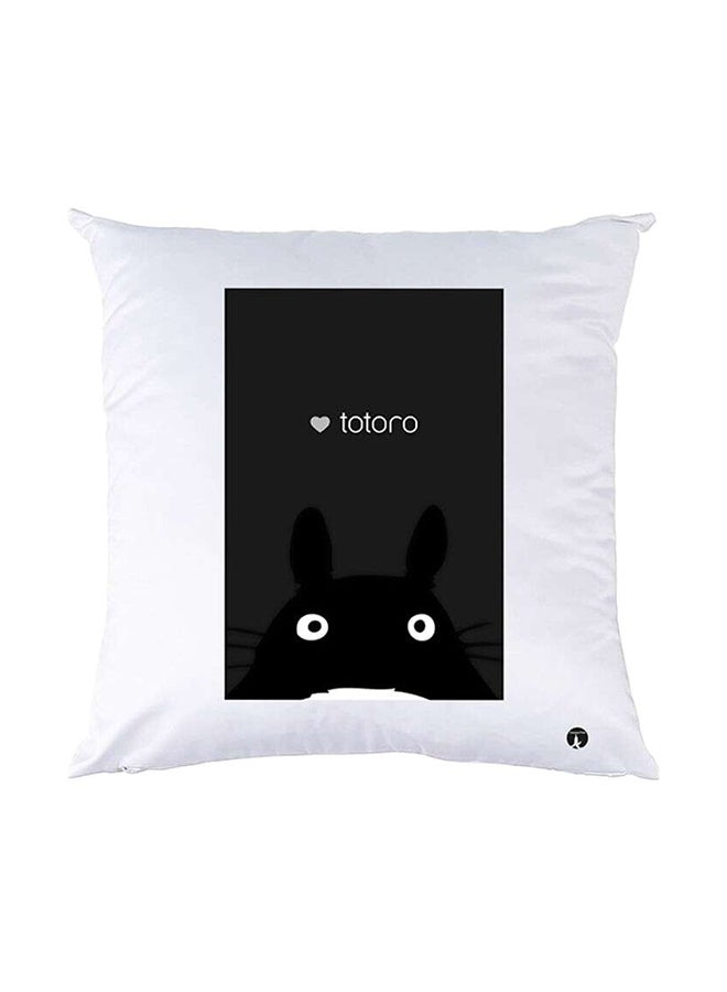 BP Printed Pillow White 30x30cm