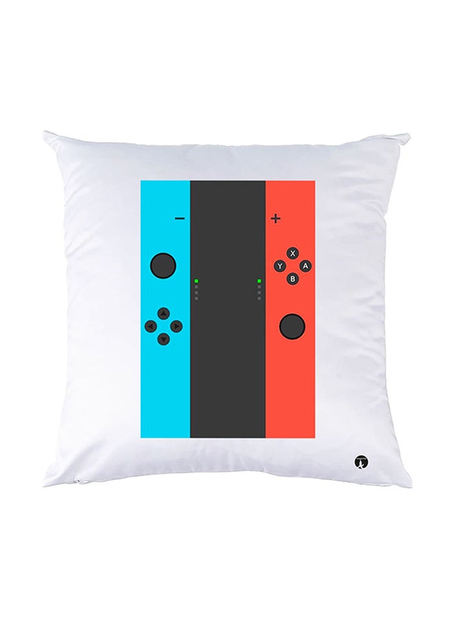BP Printed Pillow White 30x30cm