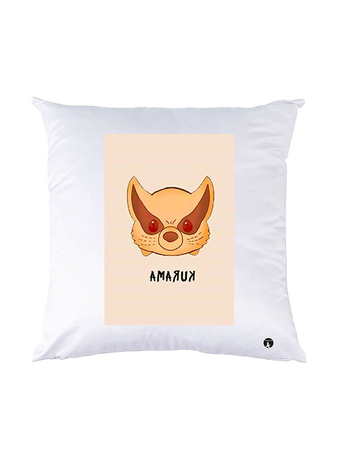 بي بي وسادة نوم مزينة بطبعات أبيض 30x30سم