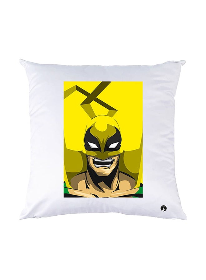 BP Printed Pillow White 30x30cm