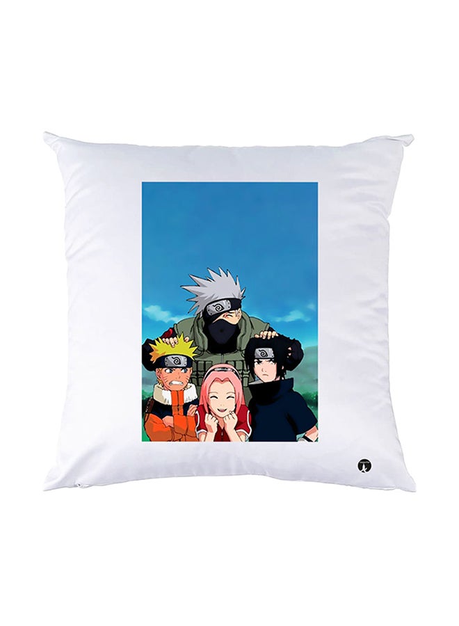 BP Printed Pillow White 30x30cm