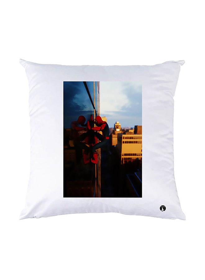 BP Printed Pillow White 30x30cm
