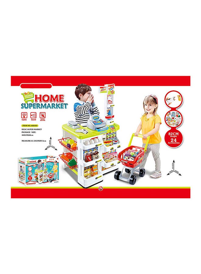 Super Market With Shopping Cart - Image 2