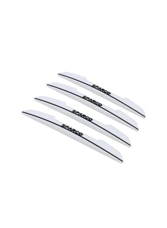 Sparco 4-Piece anti collision And Scratch Adhesive Car Door Guard Set  - Image 1