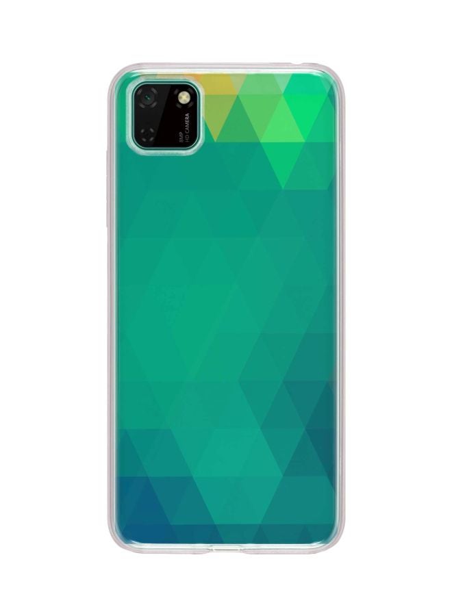 Stylizedd Classic Clear Series Emerald Prism Printed Case Cover For Huawei Y5p Green/Blue/Yellow - Image 1