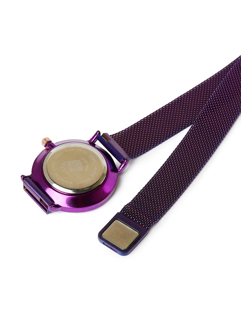 Maxel - Girls' Analog Quartz Watch MX711 - 32 mm - Purple - Image 1