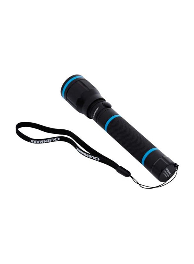 Olsenmark Rechargeable Waterproof LED Flashlight Black/Blue  - Image 2