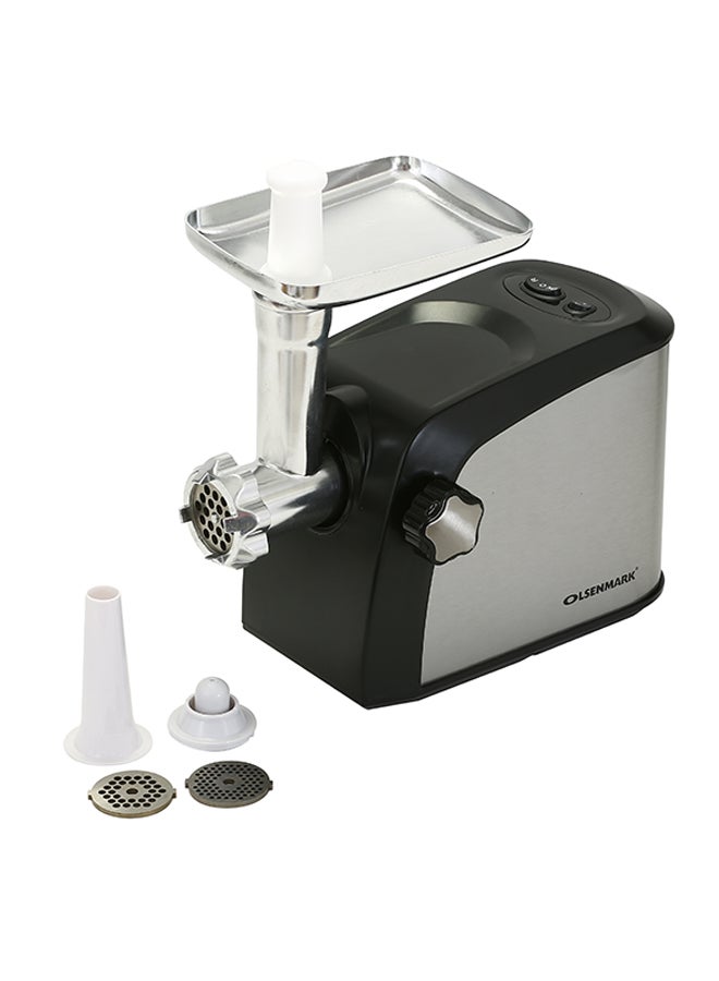 Olsenmark Meat Grinder 2.0 kg 1800.0 W OMMG2309 Grey/Black/Silver - Image 1