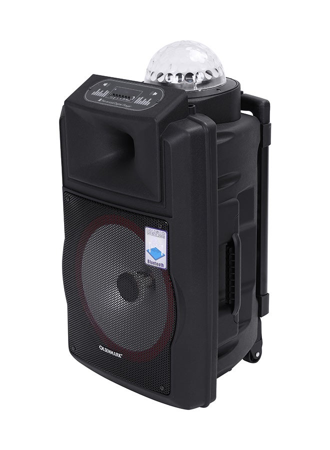 Olsenmark 12-Inch Recharegable Trolley Speaker OMMS1166 Black  - Image 1