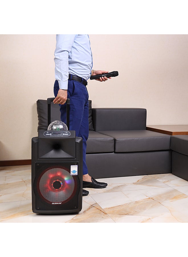Olsenmark 12-Inch Recharegable Trolley Speaker OMMS1166 Black  - Image 5