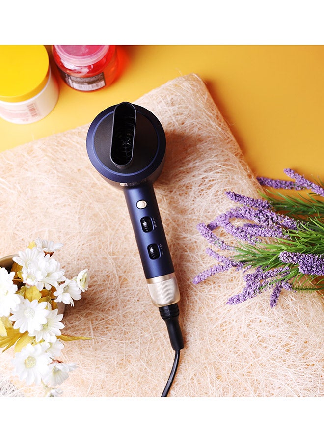 Olsenmark OMH4072 Professional Hair Dryer/Styler Blue/Gold - Image 5