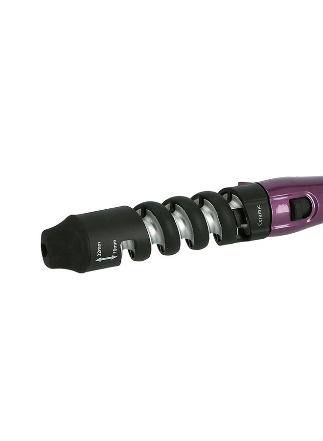 Olsenmark Ceramic Hair Curler Purple/Black/White 33cm  - Image 3