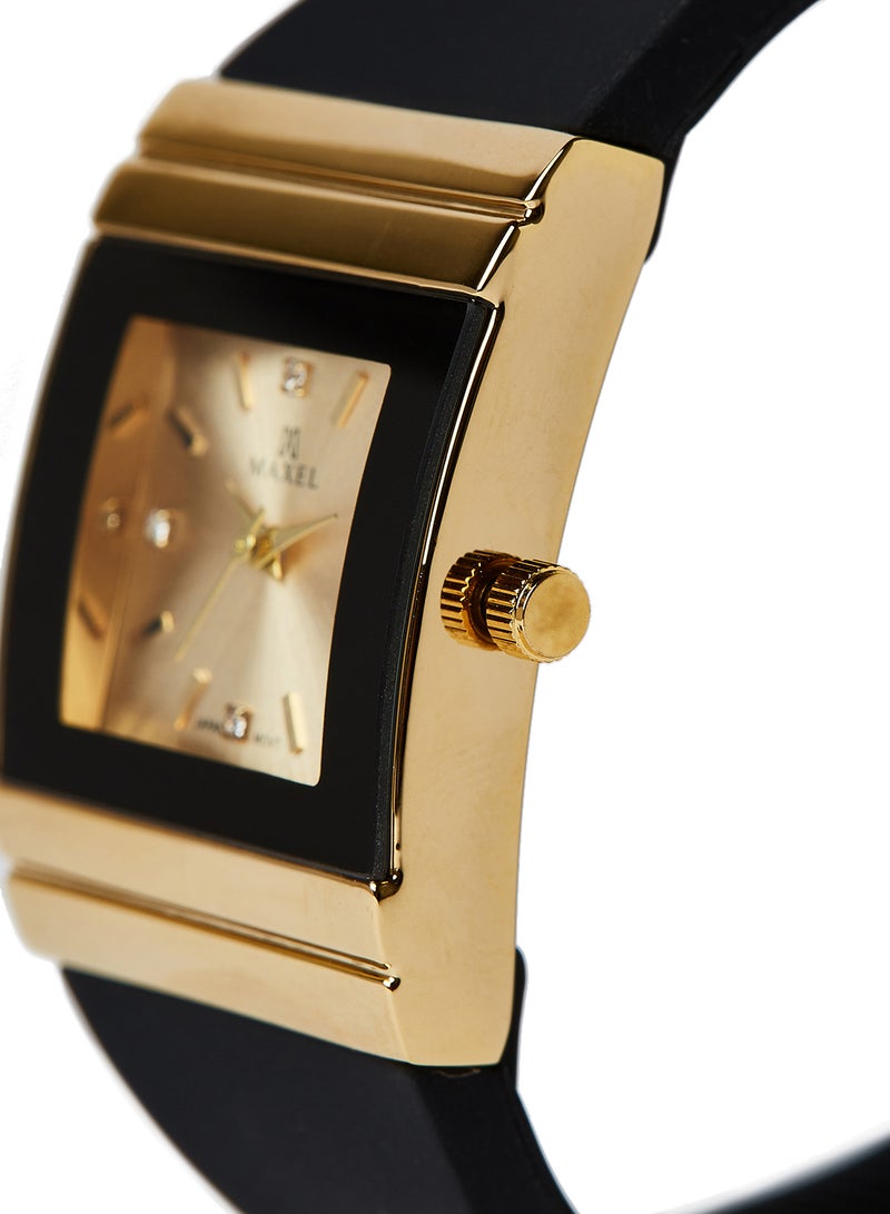 ماكسل ساعة يد كوارتز بعقارب طراز MX638 - قياس 38 مم - لون أسود - Image 2