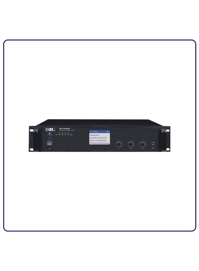 OBT - Public Address System 60W Small Power Amplifier With Usb Mic Fm 6060B black - Image 1