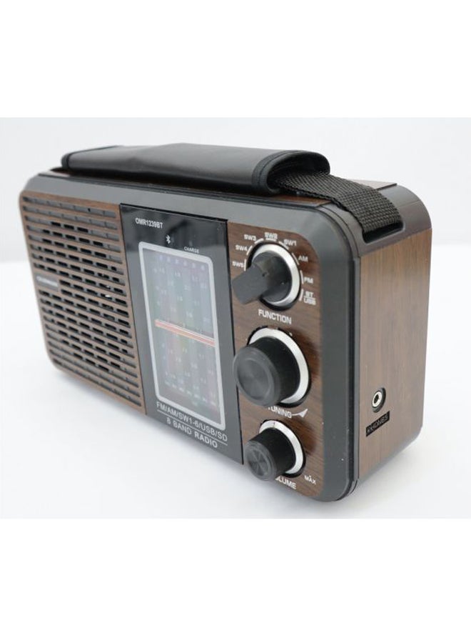 Olsenmark Rechargeable FM Radio OMR1239BT Brown/Black  - Image 3