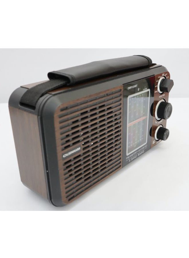 Olsenmark Rechargeable FM Radio OMR1239BT Brown/Black  - Image 5