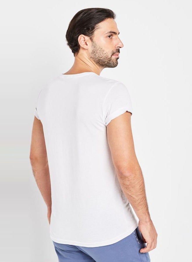 trendyol Crew Neck T-Shirt White - Image 2