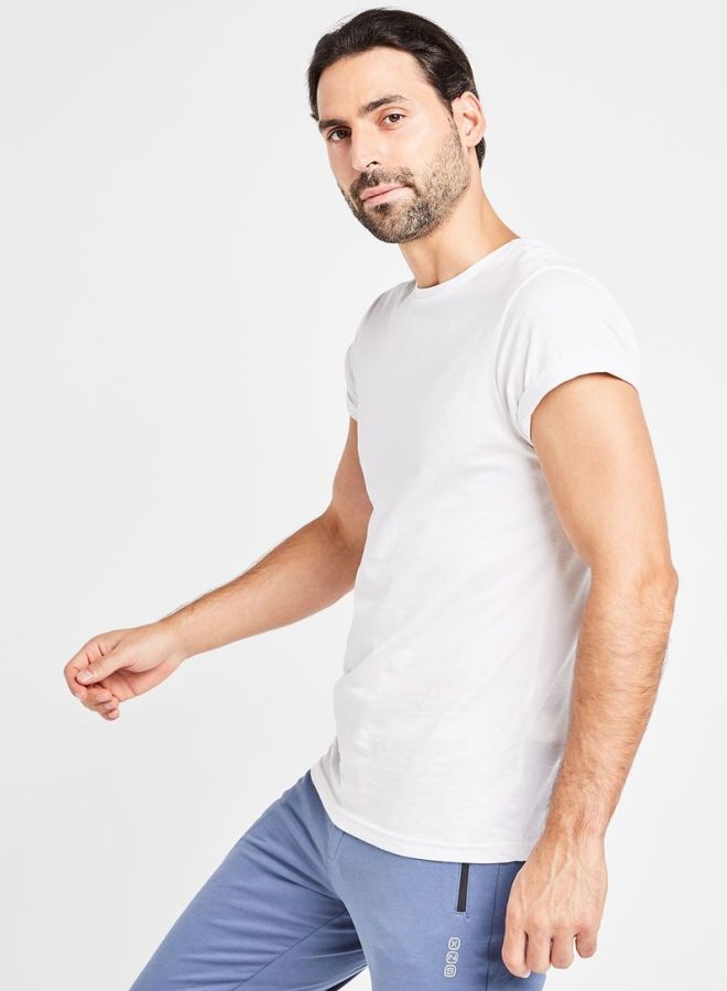 trendyol Crew Neck T-Shirt White - Image 1