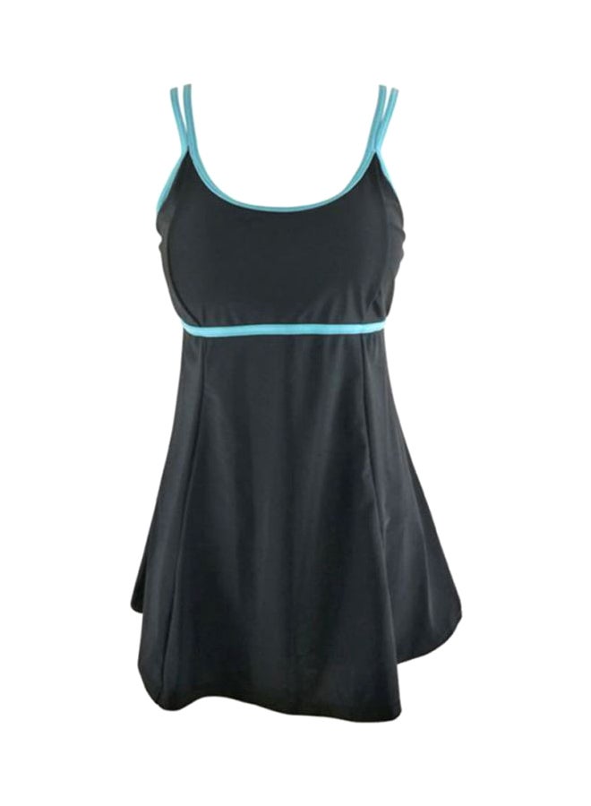 QiaoKai One-Piece Swimwear Black/Blue  - Image 1